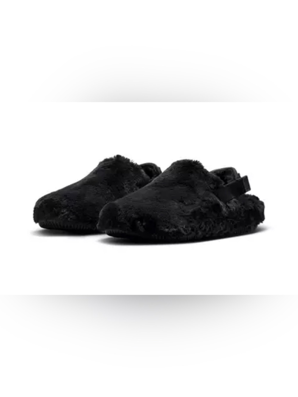 Nike Calm Fuzzy Fur Mules